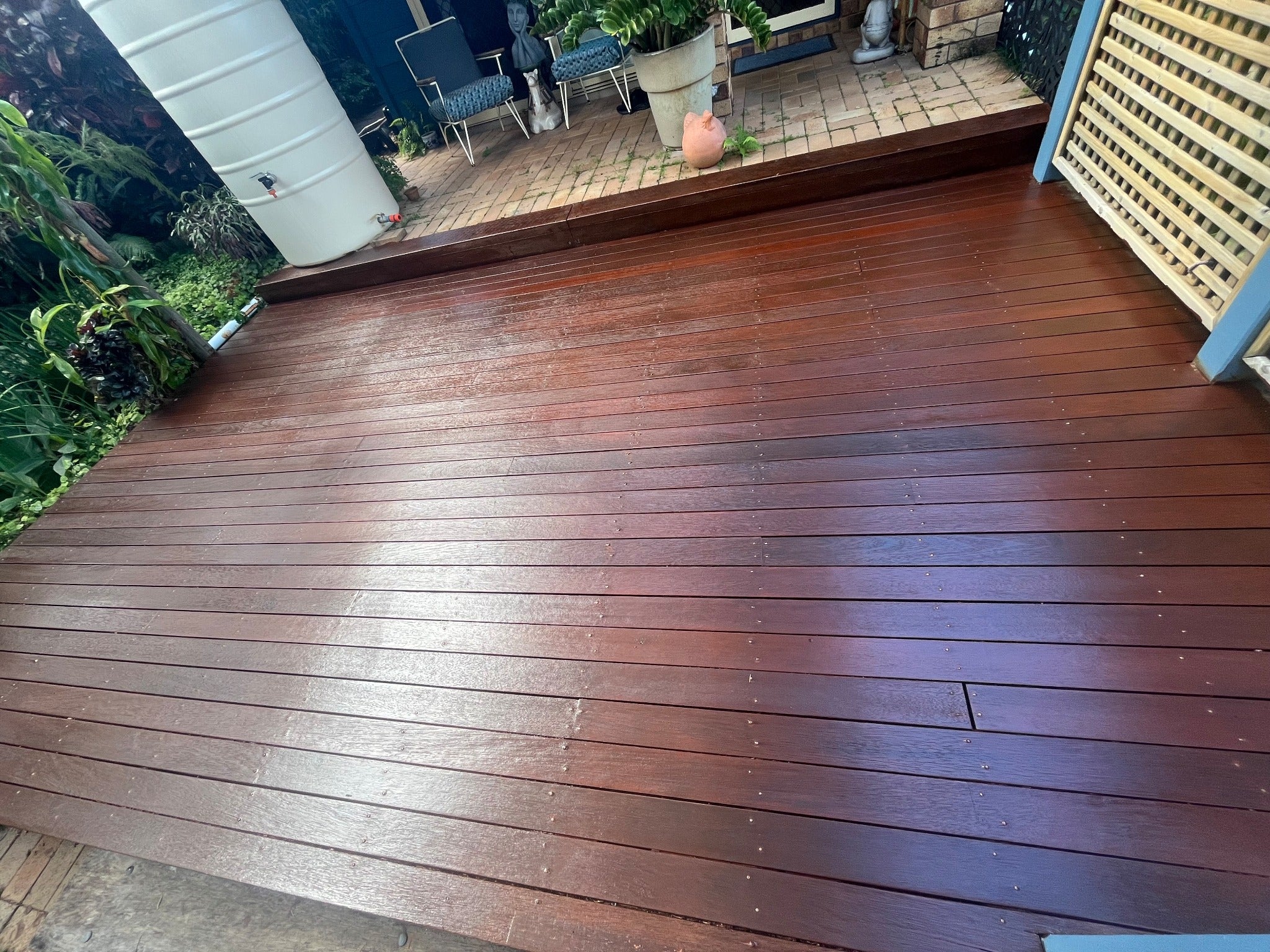 Large garden deck restoration
