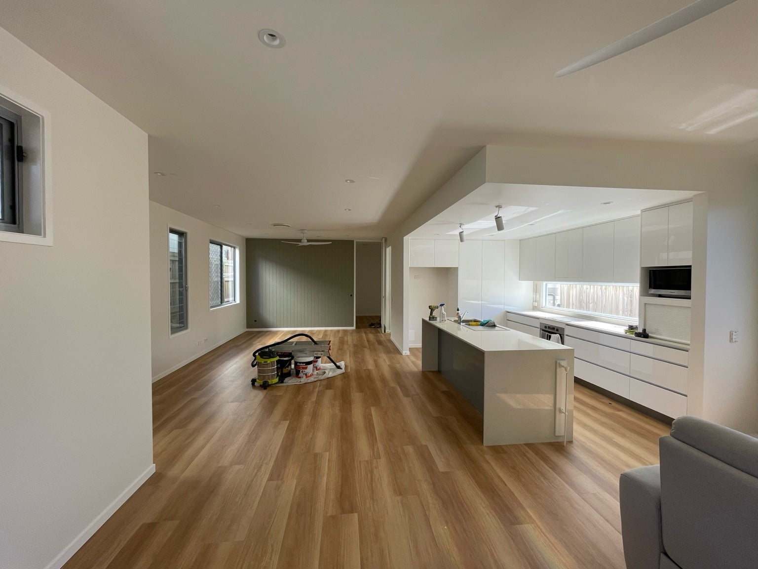 Clean contemporary interior finishing