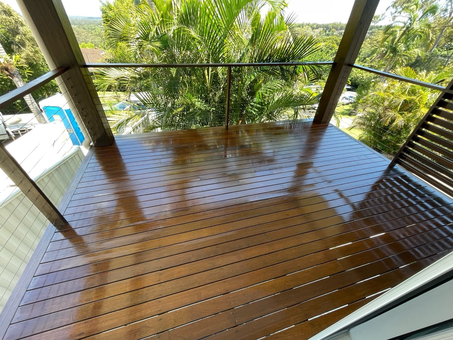We restore timber for the way it is exposed and the way you want to maintain it.