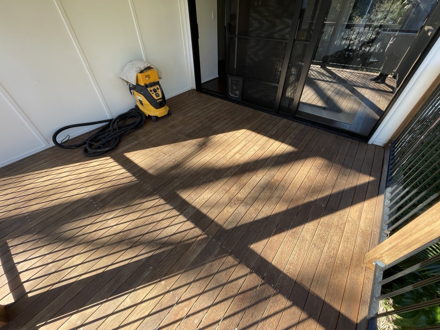 The coating can only perform when the timber is ready for it