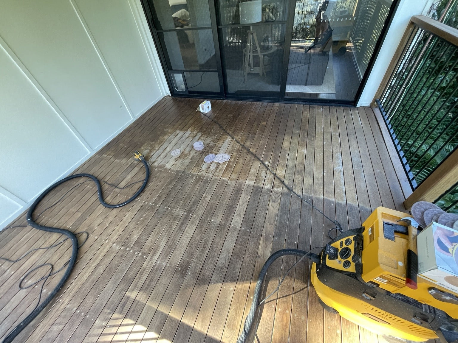 Sanding reveals the condition we actually need to work with